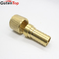 GutenTop High Quality Metals Latón Manguera de jardín accesorio giratorio, Conector, 1/2 &quot;Barb x 3/4&quot; Female Hose